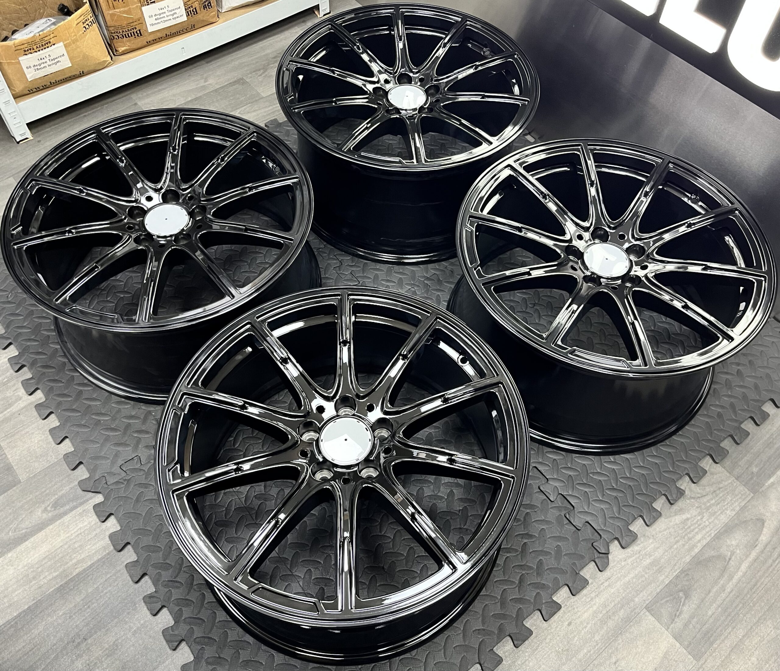 MERCEDES BRABUS BLACK EDITION STYLE 5X112 66.6 - Image 5